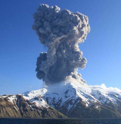 Great Sitkin Erupts!