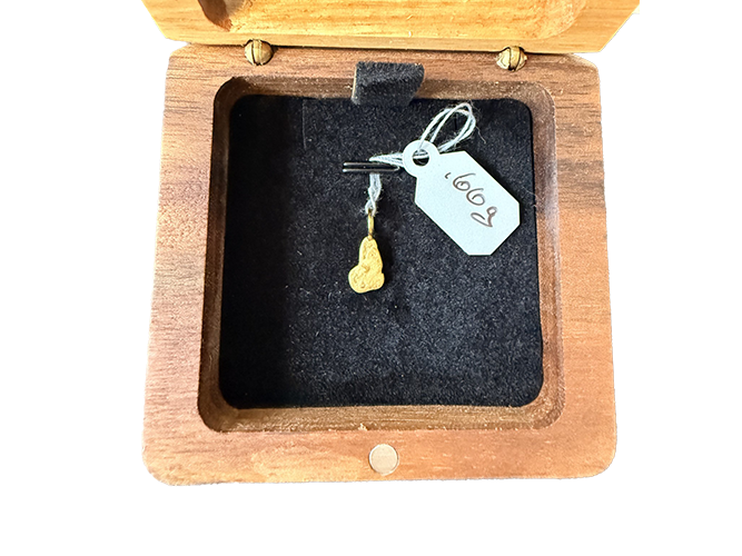 0.66G Natural Nugget Pendant - Felix Paydirt's Gourmet Gold