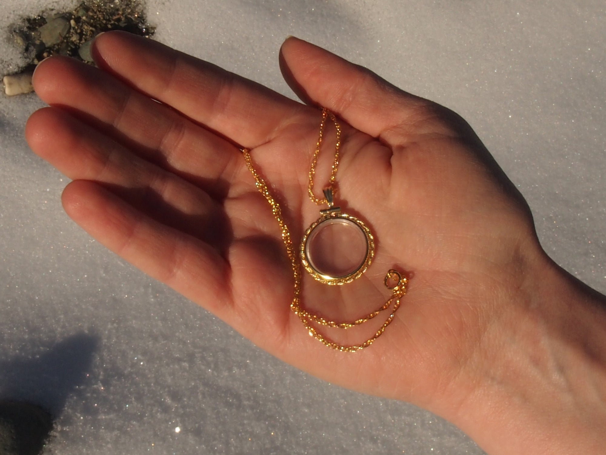 Souvenir Gold Locket with Chain - Felix Paydirt's Gourmet Gold
